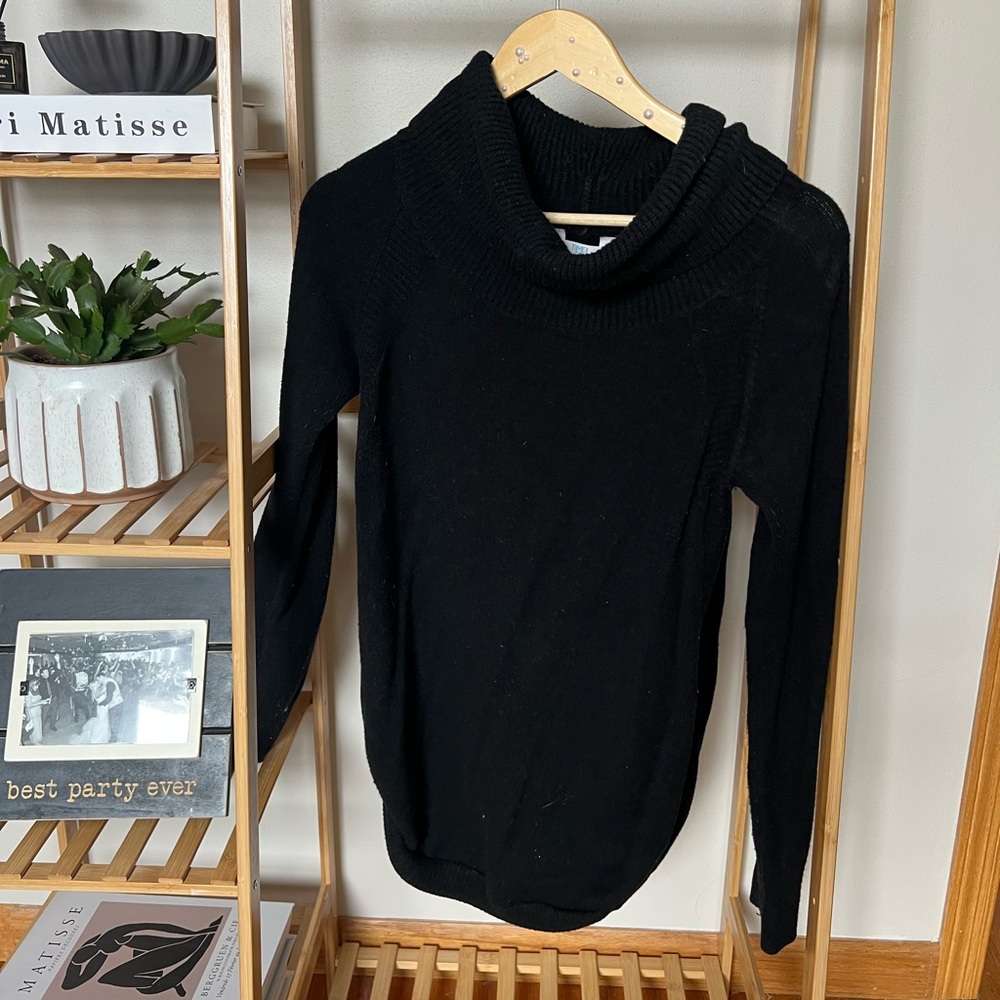 Black Turtle Neck Sweater
